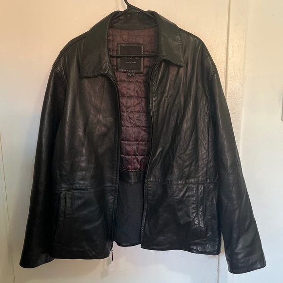 Oversized Leather Jacket - Picture 3 of 3